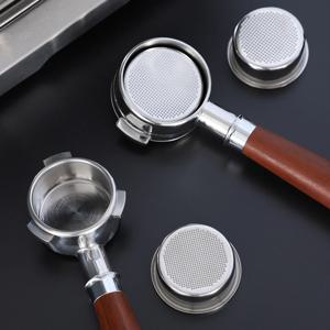 커피 필터 바스켓 51mm 54mm 58MM 스테인리스 스틸 교체용 바텀리스 포타필터 파우더 볼 바리스타 에스프레소 도구
