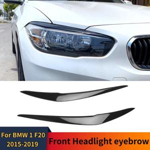 BMW 1 시리즈 F20 F21 2015-2019 헤드라이트 아이브로우 아이리드 커버 트림 외장 개조 튜닝 액세서리 바디 키트 스타일링