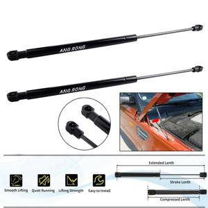 랜드로버 디스커버리 3 4 L319 레인지로버 스포츠 L320 2005-13용 프론트 보닛 후드 가스 스트럿 스프링 400mm 2개