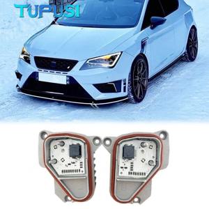 시트 레온 구형 페이스리프트 MK3 5F 쿠프라 LED 2013-2016 5F0941475 5F0941476 엔젤아이즈 모듈용 화이트 DRL LED 라이트 모듈 보드