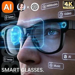 4K AI 카메라 안경 800MP 다기능 변색 스마트 안경 블루투스 통화 사진 사진 음악 번역 2026 신제품