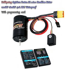 1/10 RC 크롤러 콤보, Hobbywing QuicRun Fusion SE 40A ESC 모터 1200KV 1800KV 프로그래밍 카드 포함