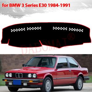 BMW 3 시리즈 E30 1984-1990 1991 자동차 대시 보드 차양막 자외선 차단 카펫 매트 액세서리 용 대시 보드 커버 보호 패드