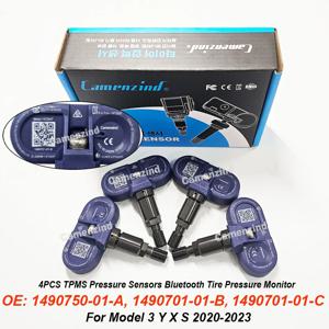 4PCS 1490701-01-B 1490701-00-B TPMS 블루투스 타이어 압력 센서 2020-2025 1490750-01-A 1490701-01-C 테슬라 모델 3 S X Y용