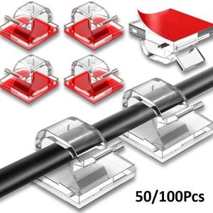 50/100Pcs 크리스마스 야외 스트링 조명용 라이트 클립 후크, 조명 걸이용 와이어 홀더, 벽 케이블, 요정 조명용