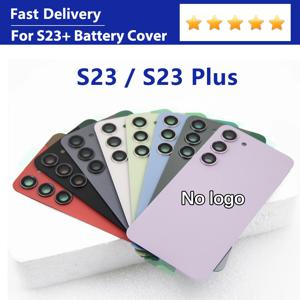 삼성 S23 S911B/S23 Plus S23+ S916B용 후면 유리 커버 배터리 후면 도어 하우징 케이스(카메라 렌즈 교체 포함)