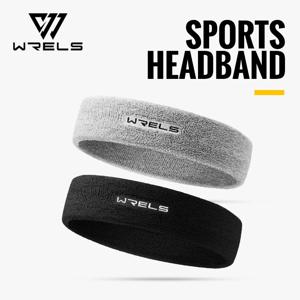 WRELS 퓨어 컬러 스포츠 헤드밴드 러닝 헤드웨어 땀 흡수 헤드밴드 고품질 땀받이 농구 러닝 헤드밴드