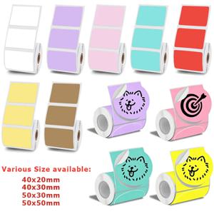 Munbyn/Nelko 라벨 스티커 40MM 50MM M110 M220 M200 E210 P50 PM220 DETONG P1 WP9520 메이커용 감열지