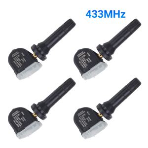 4PCS 433MHZ 타이어 압력 모니터 시스템 센서 TPMS 13516165 캐딜락 CT6 XT5 SRX 쉐보레 아베오 오펠 안타라 볼트 13598773