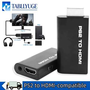 480i 480p 576i PS2-HDMI 호환 오디오 비디오 변환기 어댑터 PS2 모든 디스플레이 모드용 내장 3.5mm 오디오 출력
