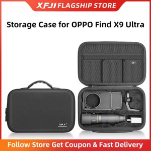 XFJI 보관 가방 케이스 OPPO Find X9 용 드롭 방지 하드 쉘 핸드백 울트라 텔레컨버터 사진가 키트 액세서리 찾기