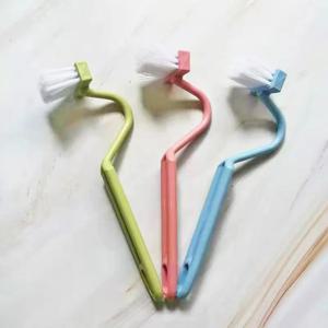 1/2/3PCS 긴 손잡이가 있는 곡선형 화장실 브러시 - 가정용 딥 클리닝 욕실 액세서리 - 화장실 청소 브러쉬