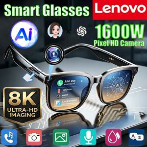 레노버 8K AI 스마트 안경 AI 번역 선글라스 블루투스 통화 음악 플레이어 카메라 제어 블루라이트 차단 선글라스 2026NEW