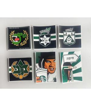 9*9cm 8*12cm 방수 스티커 하이파 1913 그린 에이프스 온 투어 몽키 MHFC 마카비 장식 스티커 가방 컵 벽 냉장고용