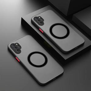 삼성 갤럭시 노트10플러스 노트10+ 노트9 노트8 S10 S10+ S9 S8 플러스용 무광 마그네틱 패션 폰 케이스, 하드 케이스, 충격 방지
