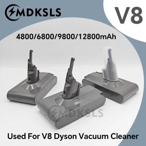 2026년 신제품 다이슨 V8용 21.6V 12800mAh 교체 배터리, 다이슨 V8 앱솔루트 무선 진공청소기 핸드헬드 진공청소기 배터리