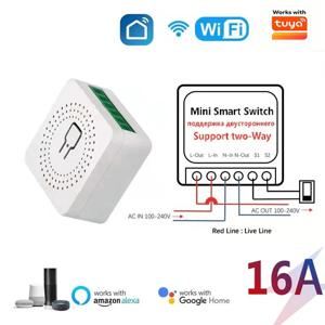 16A WiFi 스마트 스위치 DIY 투야 스마트 라이프 앱 연동 스마트 홈 알렉사 얀덱스 앨리스 미니 인터럽터 양방향 음성 제어