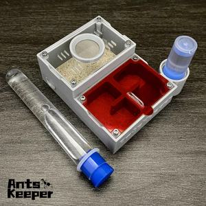 【Ants Keeper】건식 및 습식 분리 기능이 있는 오리지널 디자인 농장 초보자 개미 군단을 위한 단단한 모래가 있는 네 개의 방 AntHill House Nest