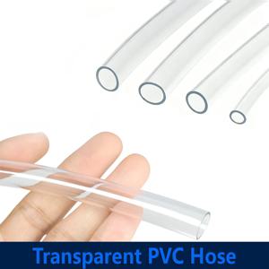3/5M 투명 투명 PVC 호스 유연한 플라스틱 워터 튜브 수족관 펌프 용 내부 직경 4-24mm 정원 관개 물고기 탱크 파이프
