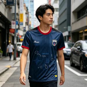 2026 새로운 언더커버 유니폼 시즌 카보베르데 유니폼 홈 반팔 축구 경량 유니폼 축구 가족 키즈 티셔츠