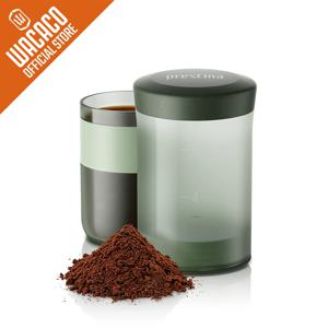 WACACO Prestina, 휴대용 접이식 프렌치 프레스 커피 메이커, 캠핑/여행용 수동 브루어, 세척 간편