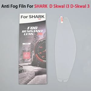 SHARK D-Skwal 3 Ridill 2 VZ 400 헬멧 용 필름 안개 방지 필름 클리어 비전 오토바이 액세서리 용 안개 방지 삽입 스티커