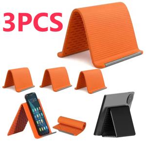 3/1PCS 유연한 접이식 실리콘 전화 홀더 아이폰 노트북 태블릿 홈 오피스에 대한 휴대용 조절 가능한 멀티 앵글 데스크탑 스탠드
