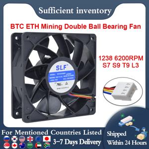 SENLIFANG 새로운 120*120*38mm SG 121238 BS DC12V 2.1A S7 S9 T9 L3 BTC ETH 마이닝 이중 볼 베어링/냉각 팬