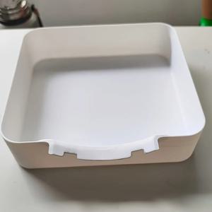 1Pcs 세탁기 배수 트레이 세탁기 필터 호스 용 흰색 플라스틱 누출 방지 팬 세탁 유지 관리 도구