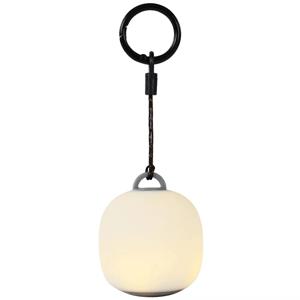미니 계란형 실리콘 캠핑 랜턴, USB 충전식 휴대용 LED 텐트 램프 (야외 피크닉 및 아늑한 분위기 조명)