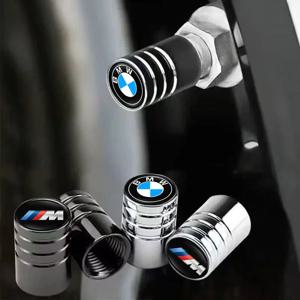 BMW G80 G06 M 로고 F10 E60 Z4 G20 G30 E92 E38 M5 M4 M3 자동차 밸브 캡 휠 타이어 에어 타이어 스템 보호 커버 4개/1세트