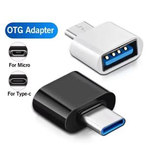미니 타입 C to USB 어댑터 3.0 USB-C 남성 OTG A 여성 데이터 커넥터 (맥북 프로, 아이패드 미니 6/프로, 맥북 에어 타입 C 기기용)