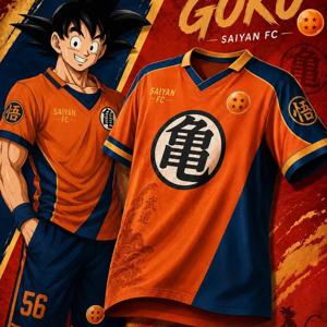새로운 애니메이션 스페셜 드래곤볼 손오공 FC 라펠 폴로 셔츠 남성 비즈니스 반팔 티셔츠 오버사이즈 통기성 속건 저지