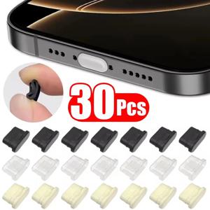 타입 C 먼지 방지 플러그 USB-C 먼지 커버 부드러운 실리콘 타입-C 충전 포트 보호기 아이폰 삼성용 보호 방진 캡