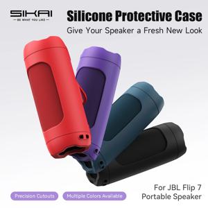 JBL Flip 7 블루투스 스피커용 SIKAI 실리콘 보호 케이스 충격 방지 긁힘 방지 낙하 방지 보호대
