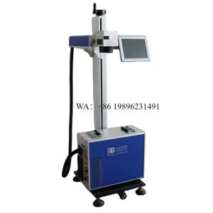 Wmwmnu 20W, 30W, 50W 광섬유 CO2 UV 마킹 장비 (PE, HDPE, PPR, PVC 파이프, 케이블용, 온라인 플라잉 각인 프린터)