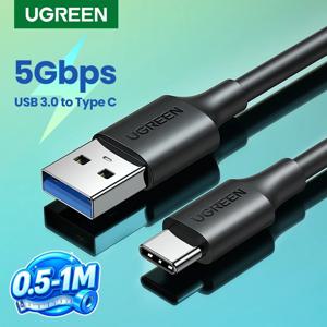 유그린 USB C 케이블 5Gbps USB3.0 타입-C 3A 18W 아이폰 17/16/15 아이패드 삼성 S26/25 M2 SSD NVME 5Gbps USB3.0 데이터 케이블 0.5/1M