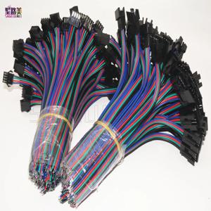 2pin 3pin 4pin 5pin 6Pin led 커넥터 남성/여성 JST SM 2 3 4 5 6Pin 플러그 커넥터 led 스트립 라이트 램프 드라이버 용 와이어 케이블