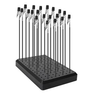 Evemodel 14X9 구멍 페인팅 스탠드베이스 10pcs 20pcs 악어 클립 고무 커버 세트 업데이트 된 모델링 도구 GJJC09