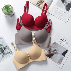 여성용 섹시 브라, 심리스 란제리, 푸시 업 브라, 플런지 무선 브래지어, 통기성 속옷, 친밀한