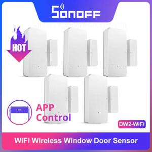 Sonoff DW2-WiFi 무선 보안 창 도어 센서 홈 보안 경보 시스템 eWeLink APP 지원