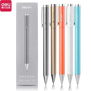 델리 메탈 사인 펜 펜 골드/실버 젤 펜 0.5mm 리필 PREMEC 스무스 리필 MiKuni Japan Ink Black School Mi Pen
