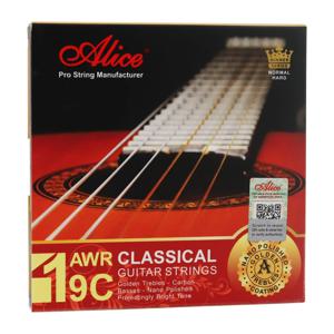 Alice AWR19C 클래식 기타 현 골든 카본 실버 도금 쿠퍼 와인딩 일반 고장력