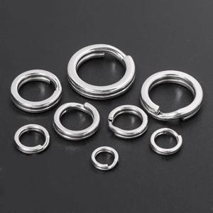 Louleur 316 스테인레스 스틸 열쇠 고리 분할 링 열쇠 고리 열쇠 고리에 대 한 Diy 쥬얼리 Sleutelhanger 열쇠 고리 만들기