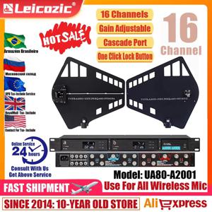Leicozic UA80-A2021 UHF 광대역 안테나 분배기 450-1000MHZ RF 신호 안테나 지향성 BNC-BNC 동축 케이블 16Grounps