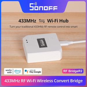SONOFF RF Bridge R2 433MHz RF Wi-Fi 무선 게이트웨이 스마트 장면 홈 보안 지원 eWeLink Alexa를 통한 DW2-RF PIR3-RF 센서