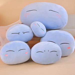 1pc 28-55CM Rimuru Tempest 플러시 장난감 애니메이션 그 시간 나는 어린이를위한 점액 Rimuru Tempest 베개로 환생했습니다 크리스마스 선물