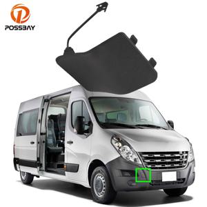 Renault Master Mk3 Vauxhall Opel Movano NISSAN N400 액세서리 블랙 외장 용 자동차 앞 범퍼 견인 아이 커버 511800537 R