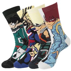 Anime My Hero Academia 미도리야 이즈쿠 All Might Bakugou Katsuki Todoroki Shouto 코스프레 캐릭터 크루 양말