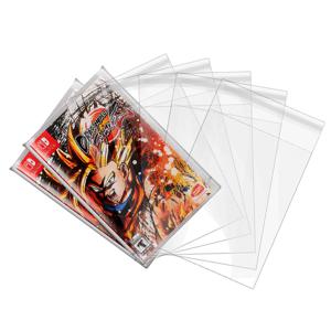 닌텐도 스위치 게임 케이스에 대 한 100 개/몫 NS 카트리지에 대 한 Resealable 보호 슬리브 OPP 비닐 봉투